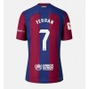 Barcelona Ferran Torres #7 Hemmatröja Dam 2023-24 Korta ärmar